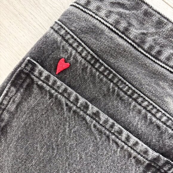 Scotch & Soda Womens 26/32 Low Rise Slim Boyfriend Jeans Lady Luck Embroidered - Picture 8 of 8